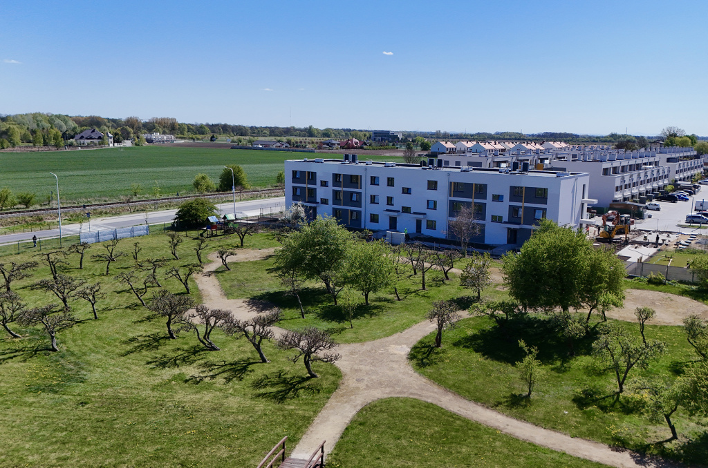 Błękitne Aleje XV from a bird's eye view – April update